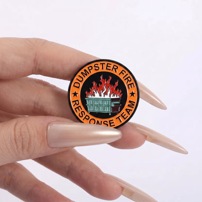 Dumpster Fire Pin