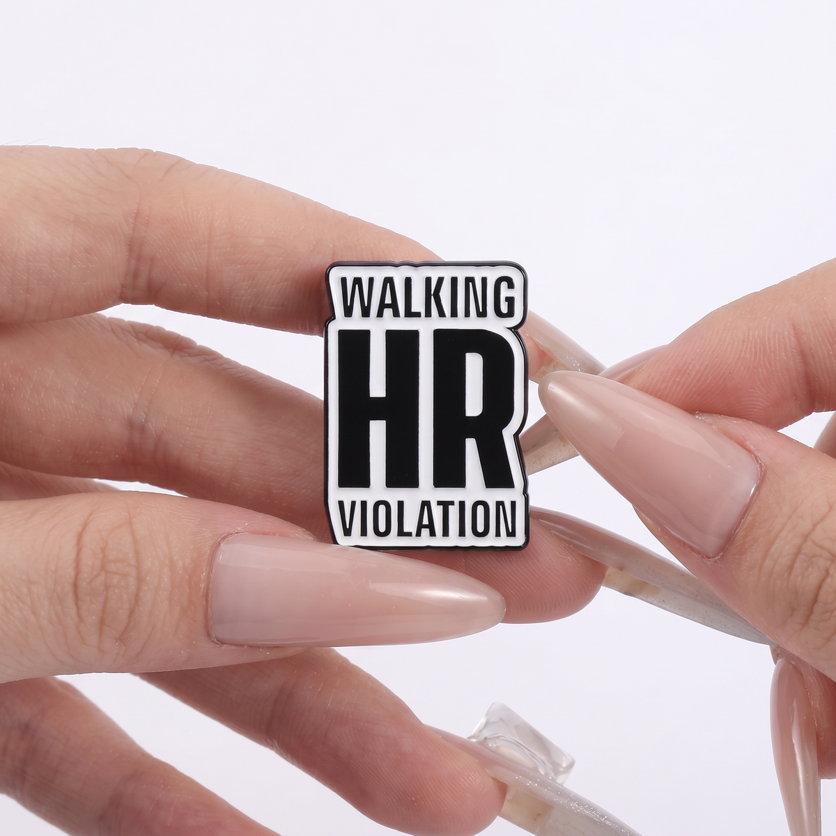 Walking HR Violation Pin